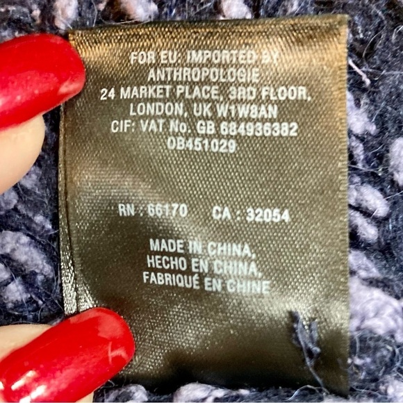 Anthropologie Moth Alpaca Blend Sweater‎ Women's Size xsp - Picture 14 of 16